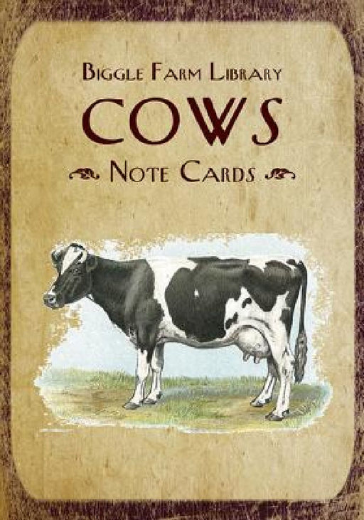 Biggle Farm Library Note Cards: Cows by Jacob Biggle