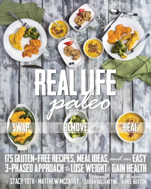 Real Life Paleo: 175 Gluten-Free Recipes, Meal Ideas, and an Easy 3-Phased Approach to Lose Weight & Gain Health by Stacy Toth