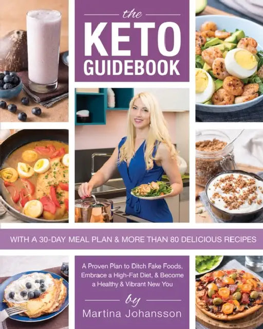 The Keto Guidebook: A Proven Plan to Ditch Fake Foods, Embrace a High-Fat Diet, & Become a Healthy & Vibrant New You by Martina Johansson