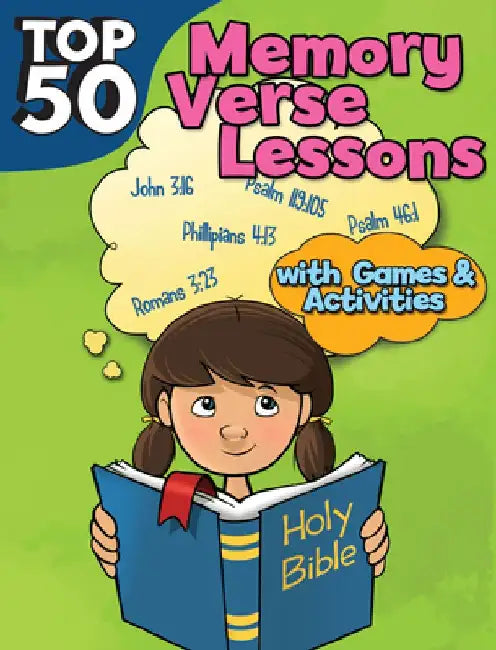 Top 50 Memory Verse Lessons with Games & Activities by Lindsey Whitney