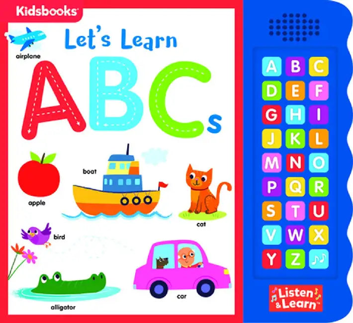27-Button Sound Book Let's Learn ABCs by Kidsbooks Publishing