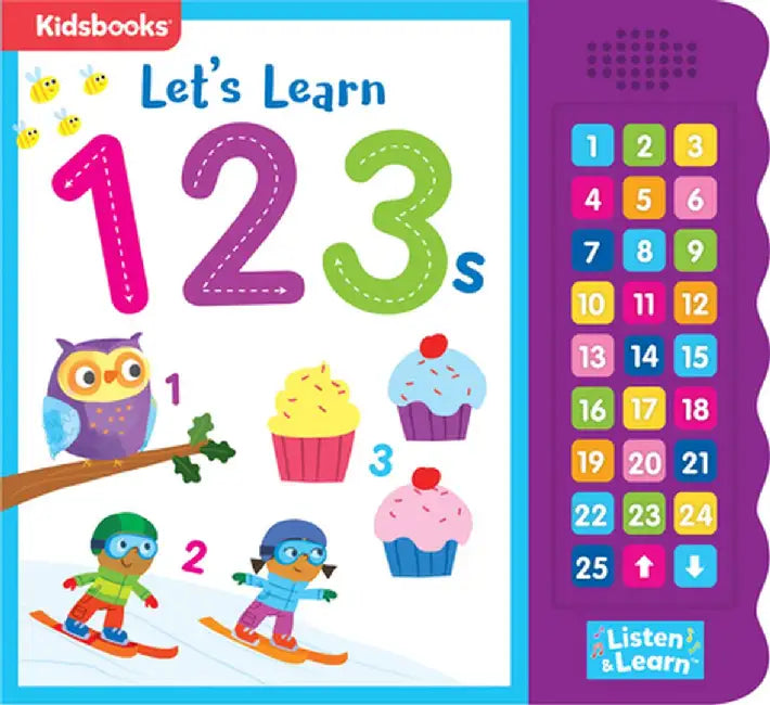 27-Button Sound Book Let's Learn 123s by Kidsbooks Publishing