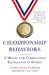 Championship Behaviors: A Model for Competitive Excellence in Sport by Hugh McCutcheon