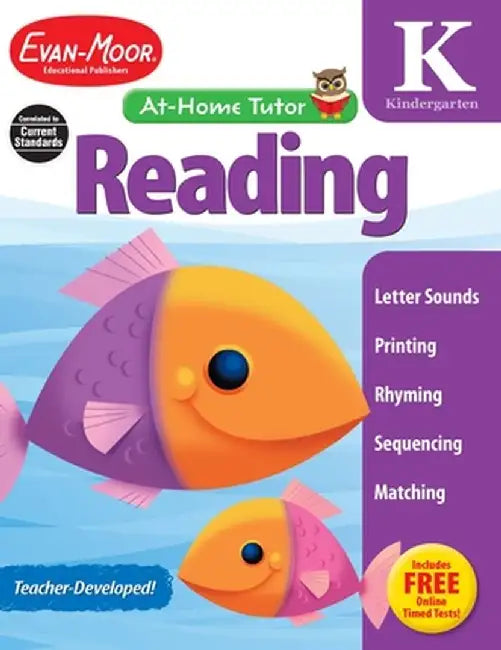 At Home Tutor Reading, Grade K by Evan-Moor Educational Publishers