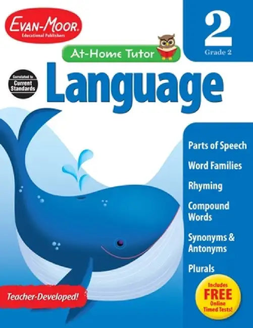 At Home Tutor Language, Grade 2 by Evan-Moor Educational Publishers