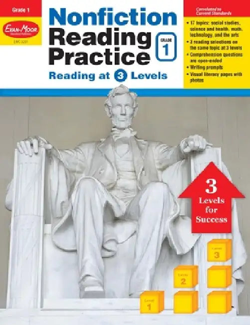 Nonfiction Reading Practice, Grade 1 by Evan-Moor Educational Publishers
