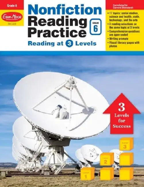Nonfiction Reading Practice, Grade 6 by Evan-Moor Educational Publishers