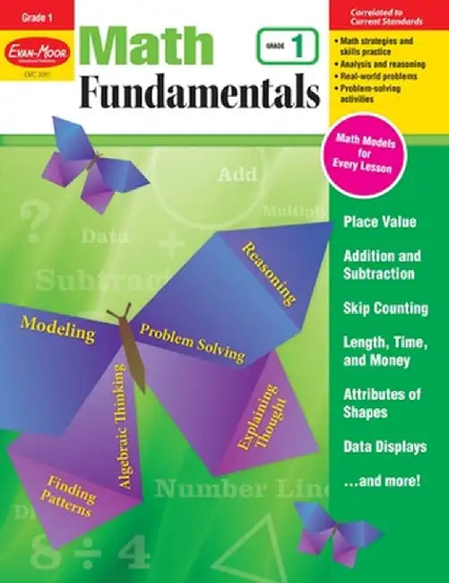 Math Fundamentals, Grade 1 by Evan-Moor Educational Publishers