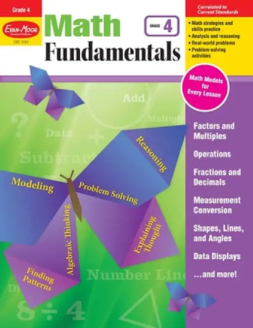 Math Fundamentals, Grade 4 by Evan-Moor Educational Publishers