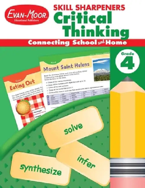 Skill Sharpeners Critical Thinking, Grade 4 by Evan-Moor Educational Publishers