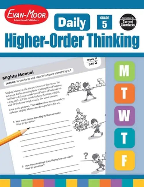 Daily Higher-Order Thinking, Grade 5 by Evan-Moor Educational Publishers