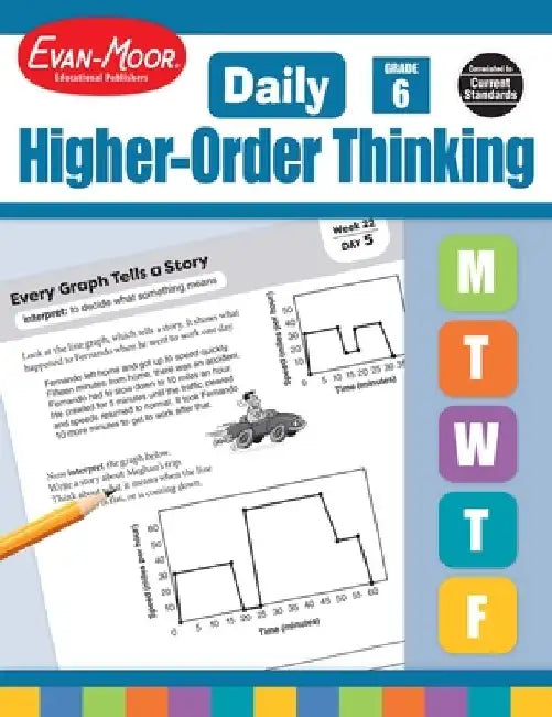 Daily Higher-Order Thinking, Grade 6 Teacher Edition by Evan-Moor Educational Publishers