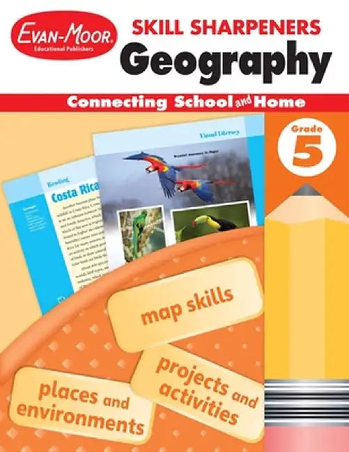 Skill Sharpeners Geography, Grade 5 by Evan-Moor Educational Publishers