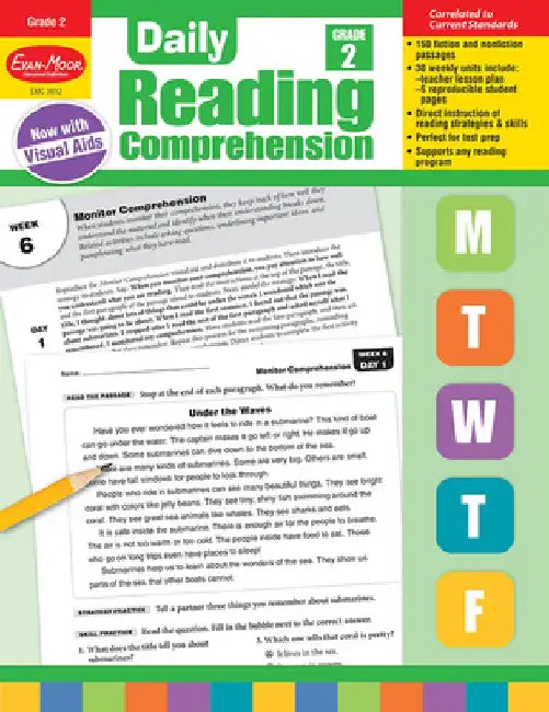 Daily Reading Comprehension, Grade 2 by Evan-Moor Educational Publishers