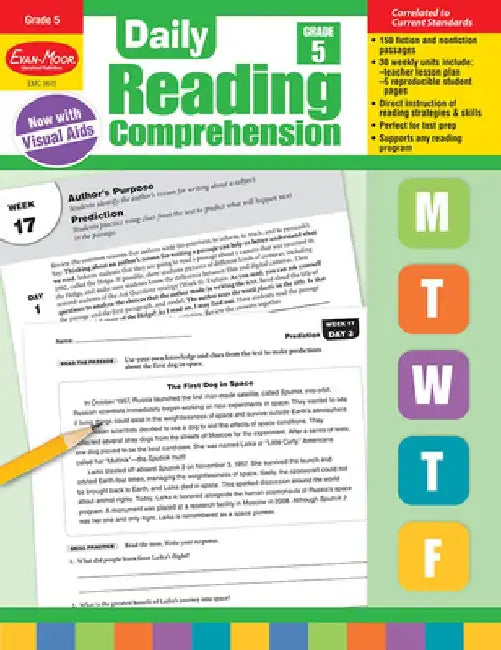 Daily Reading Comprehension, Grade 5 by Evan-Moor Educational Publishers