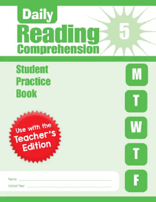 Daily Reading Comprehension, Grade 5 Sb by Evan-Moor Educational Publishers
