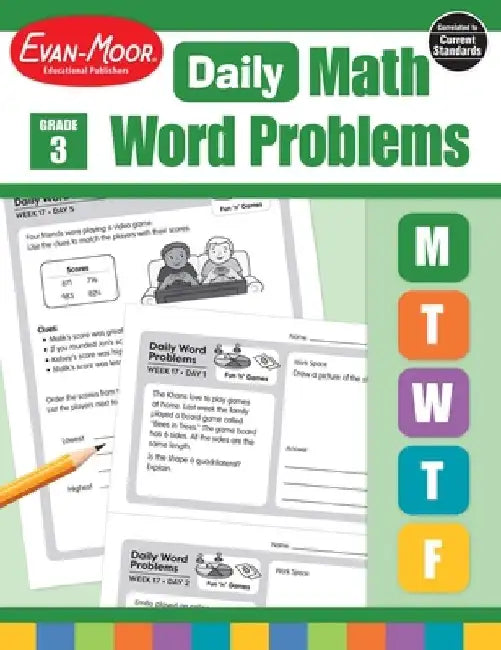 Daily Word Problems, Grade 3 by Evan-Moor