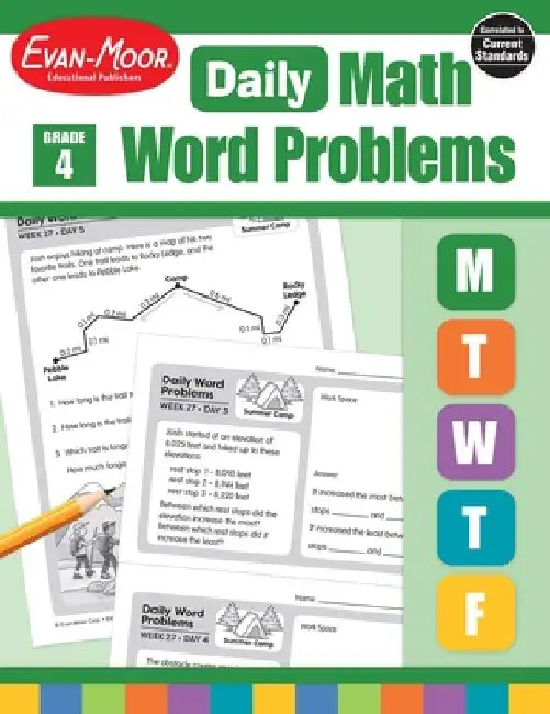 Daily Word Problems, Grade 4 by Evan-Moor
