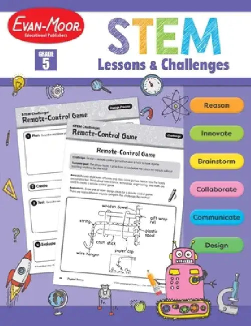 Stem Lessons and Challenges, Grade 5 by Evan-Moor