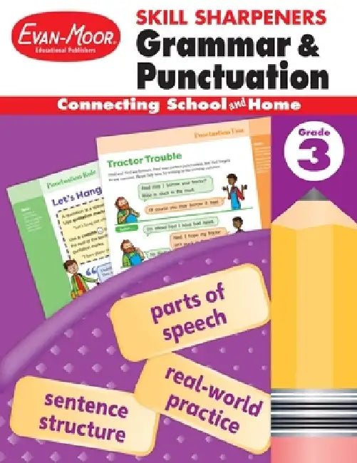Skill Sharpeners Grammar and Punctuation, Grade 3 by Evan-Moor
