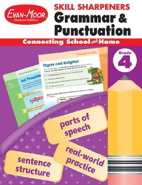 Skill Sharpeners Grammar and Punctuation, Grade 4 by Evan-Moor