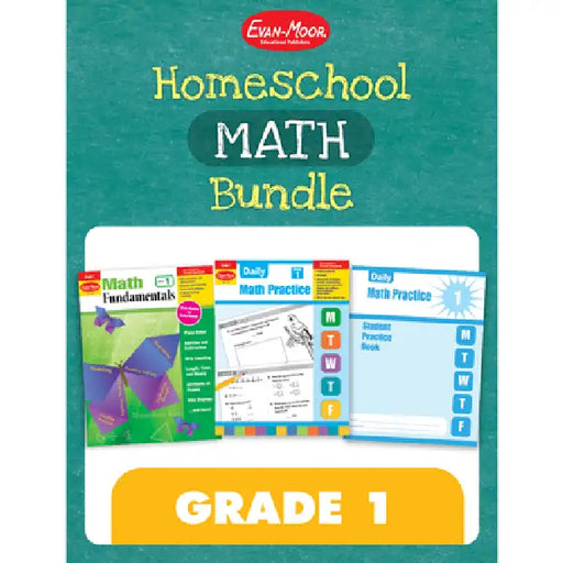 Homeschool Math Bundle, Grade 1 by Evan-Moor Educational Publishers