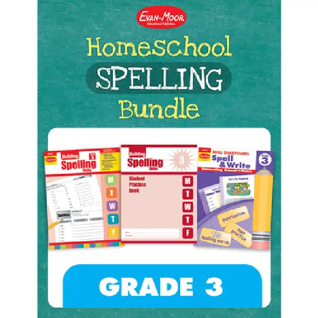 Homeschool Spelling Bundle, Grade 3 by Evan-Moor Educational Publishers