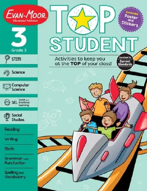 Top Student, Grade 3 by Evan-Moor Educational Publishers