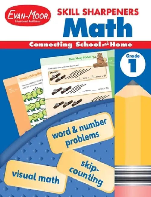 Skill Sharpeners: Math, Grade 1 by Evan-Moor Educational Publishers