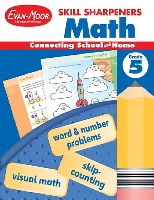 Skill Sharpeners: Math, Grade 5 by Evan-Moor Educational Publishers
