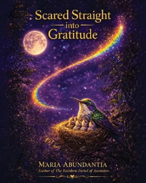Scared Straight into Gratitude: A Rainbow Portal Story by Maria Abundantia