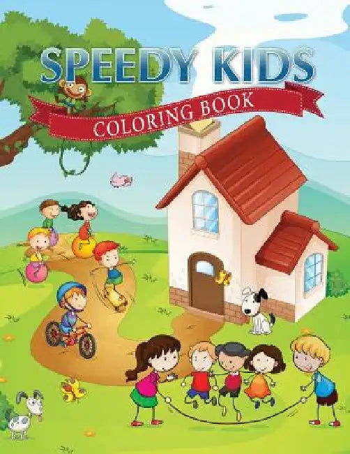 Speedy Kids Coloring Book by Colin Scott