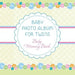 Baby Photo Album for Twins: Baby Memory Book by Speedy Publishing LLC