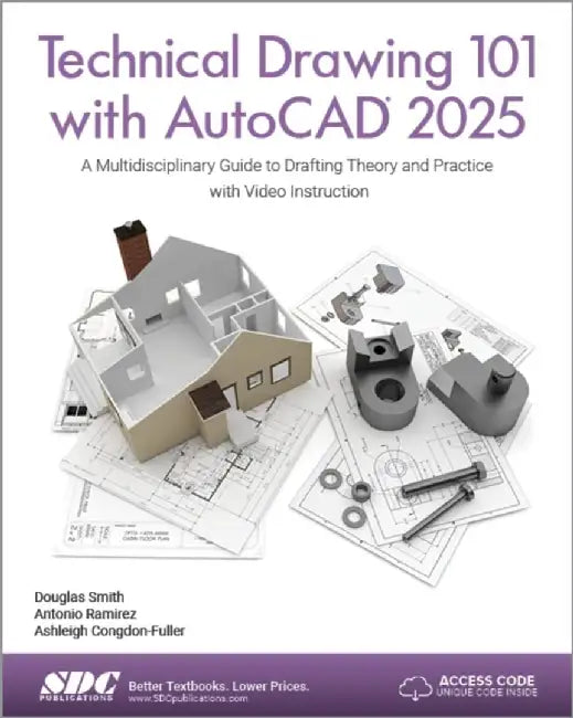 Technical Drawing 101 with AutoCAD 2025 by Ashleigh Congdon-Fuller