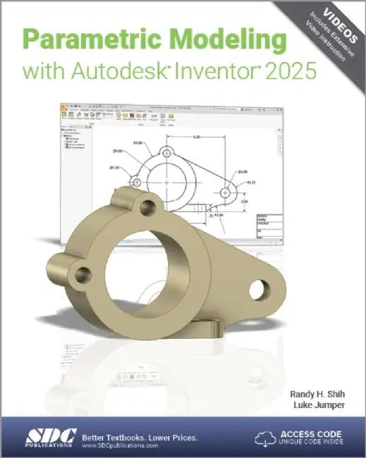 Parametric Modeling with Autodesk Inventor 2025 by Luke Jumper