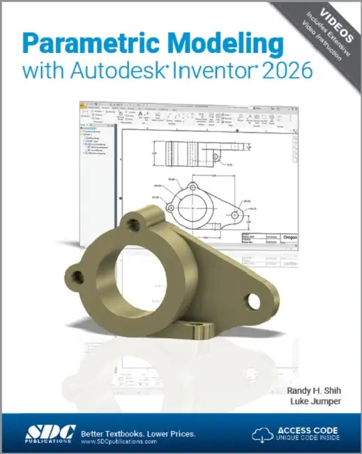 Parametric Modeling with Autodesk Inventor 2026 by Luke Jumper