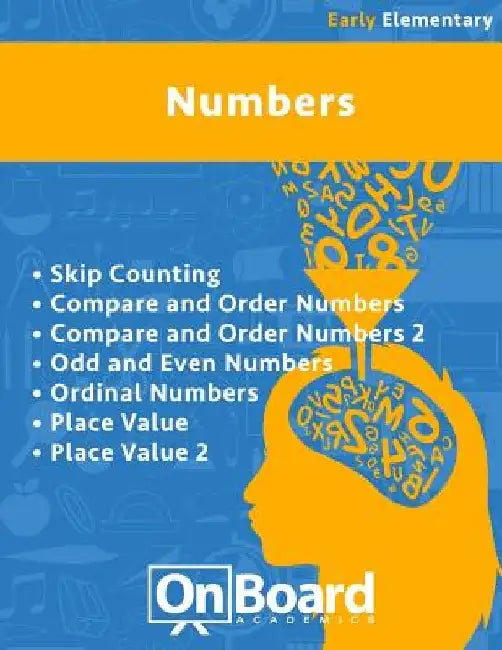 Numbers (early elementary): Skip Counting, Compare and Order Numbers 1 & 2, Odd and Even Numbers, Ordinal Numbers, Place Value 1& 2 by Todd DeLuca