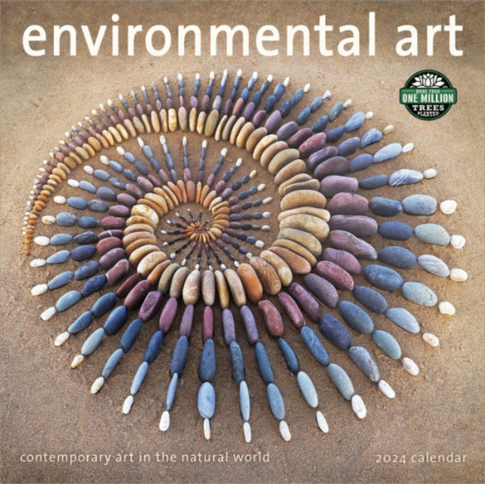 Environmental Art 2024 Wall Calendar: Contemporary Art in the Natural World: - by Amber Lotus Publishing