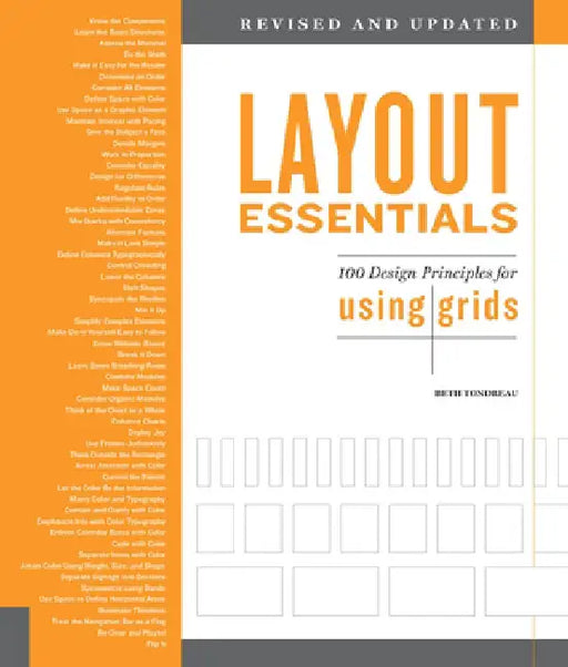 Layout Essentials Revised and Updated: 100 Design Principles for Using Grids by Beth Tondreau