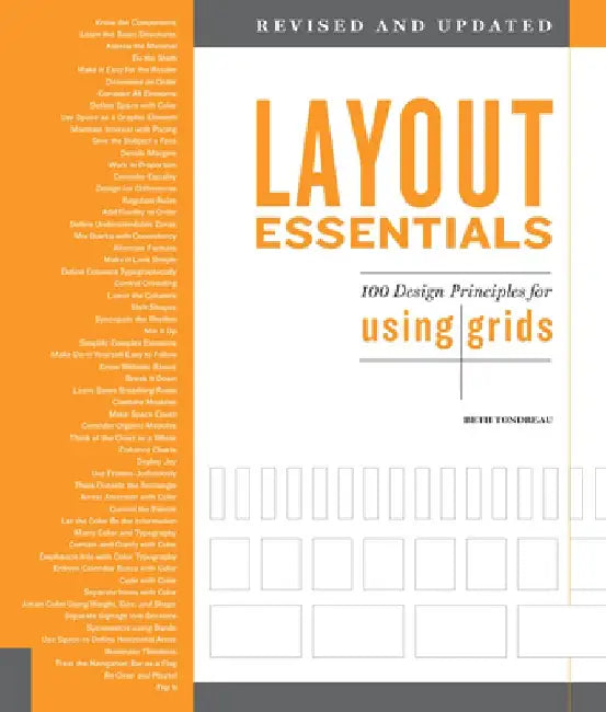 Layout Essentials Revised and Updated: 100 Design Principles for Using Grids by Beth Tondreau