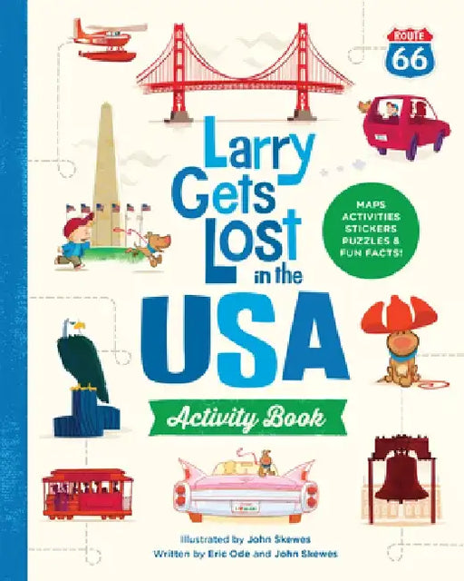 Larry Gets Lost in the USA Activity Book by John Skewes