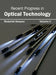 Recent Progress in Optical Technology: Volume II by Roderick Swayne