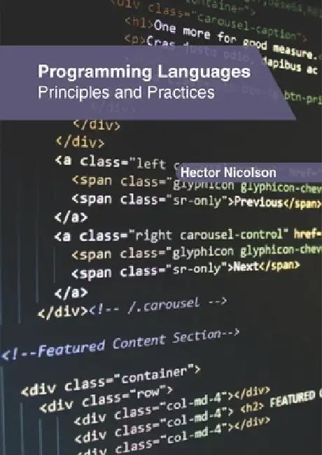 Programming Languages: Principles and Practices by Hector Nicolson