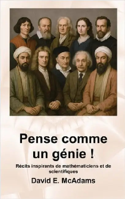 Pense comme un génie !: Récits inspirants de mathématiciens et de scientifiques by McAdams, David E.