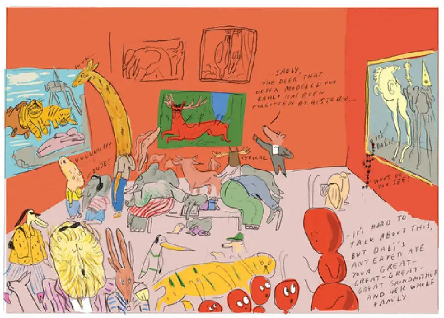 Drawn to MoMA by Alex Halberstadt