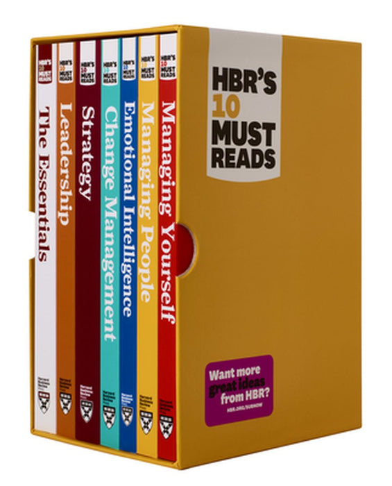 HBR's 10 Must Reads Boxed Set with Bonus Emotional Intelligence (7 Books) (HBR's 10 Must Reads) by Harvard Business Review