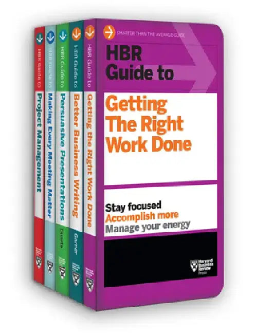 HBR Guides to Being an Effective Manager Collection (5 Books) (HBR Guide Series) by Harvard Business Review