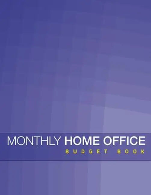 Monthly Home Office Budget Book by Speedy Publishing LLC