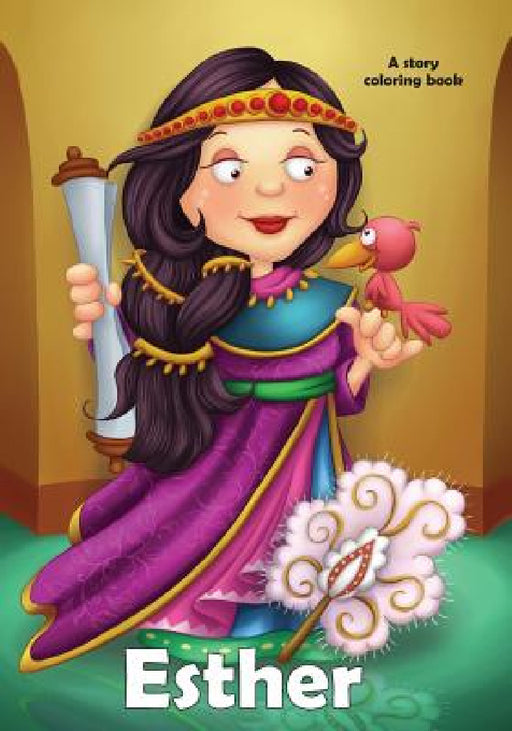 Esther Coloring Book: A story coloring book by Agnes De Bezenac, Salem De Bezenac, Agnes De Bezenac