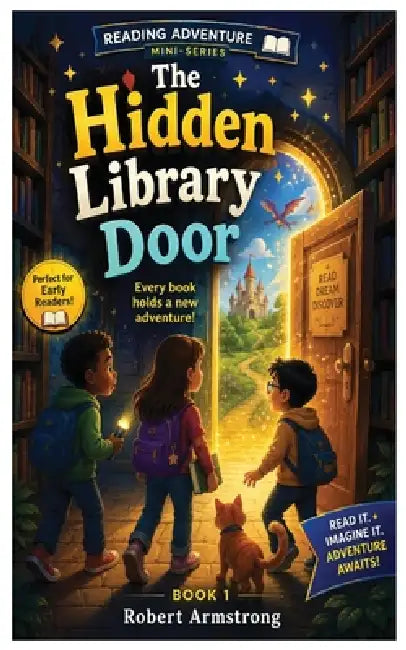 The Hidden Library Door by Robert Armstrong